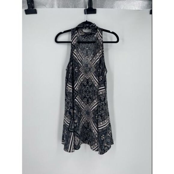 Free People Beaux Slip Dress in Scarf Print small - Picture 9 of 15